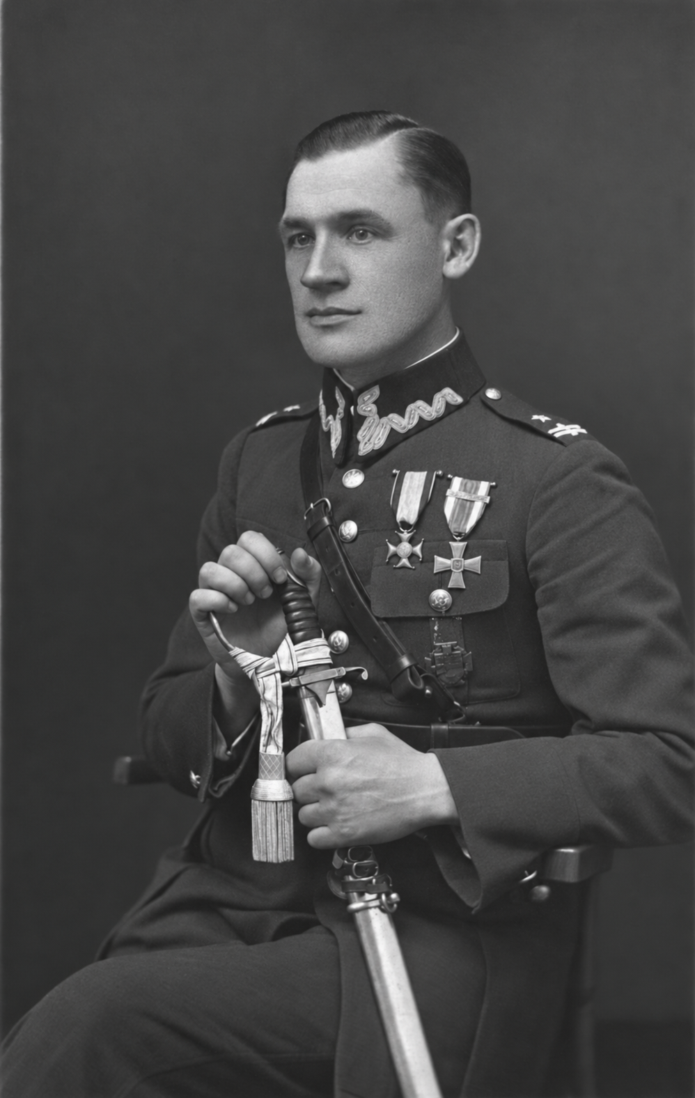 Major Józef Giza, dowódca 6. Baonu KOP w Iwieńcu